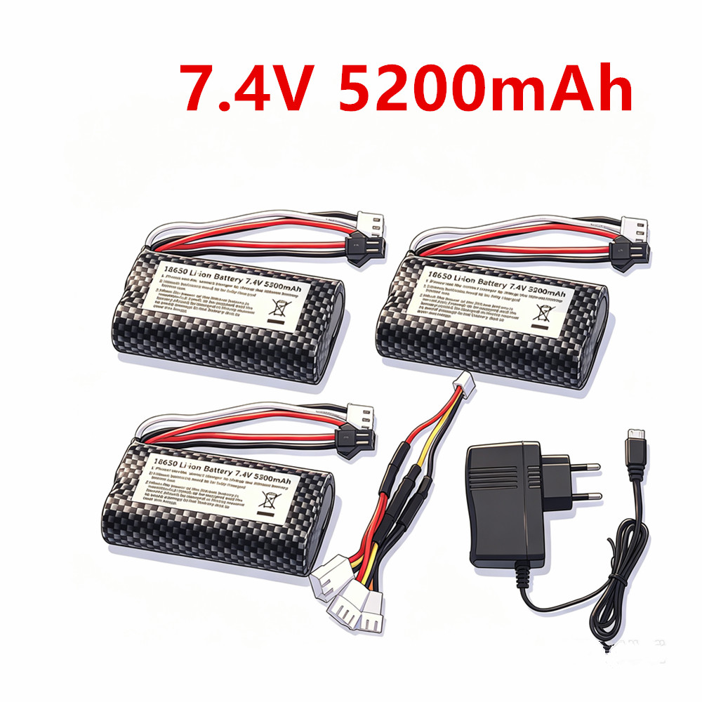 Drone Battery Li-Ion - Baterai Li-ion 7.4V 5200mAh 18650 SM