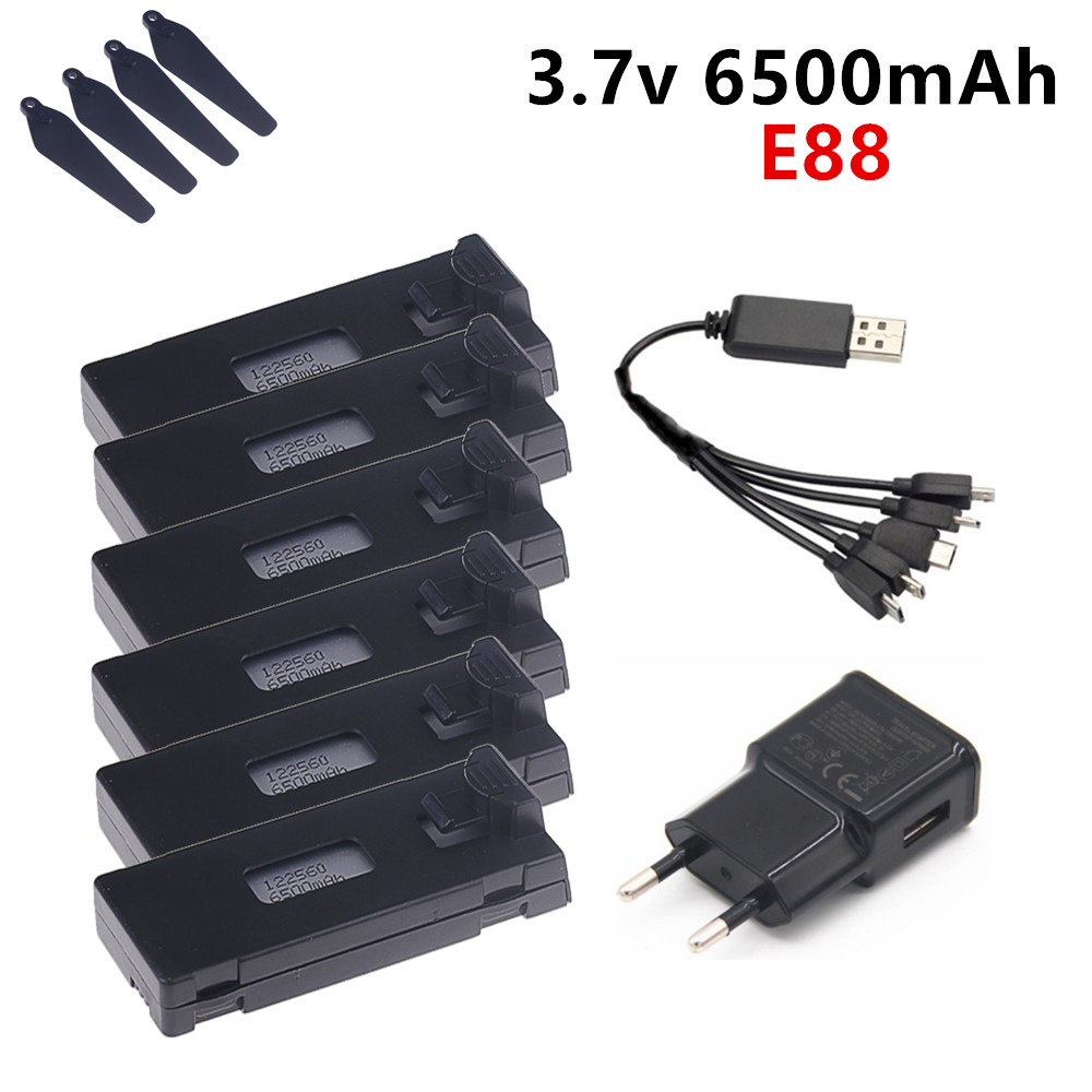 Eachine Drone E58 - Baterai Lipo 3.7V 6500MAh untuk E88