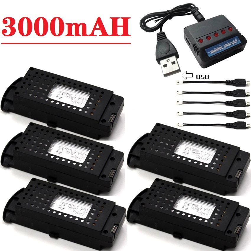 Eachine Drone E58 - Baterai Drone Q6 3.7V 3000mAh untuk