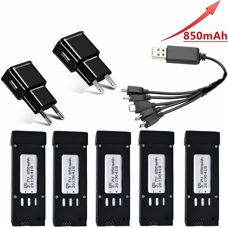 Eachine Drone E58 - (5-In-1) Set Pengisi Daya Baterai Lipo