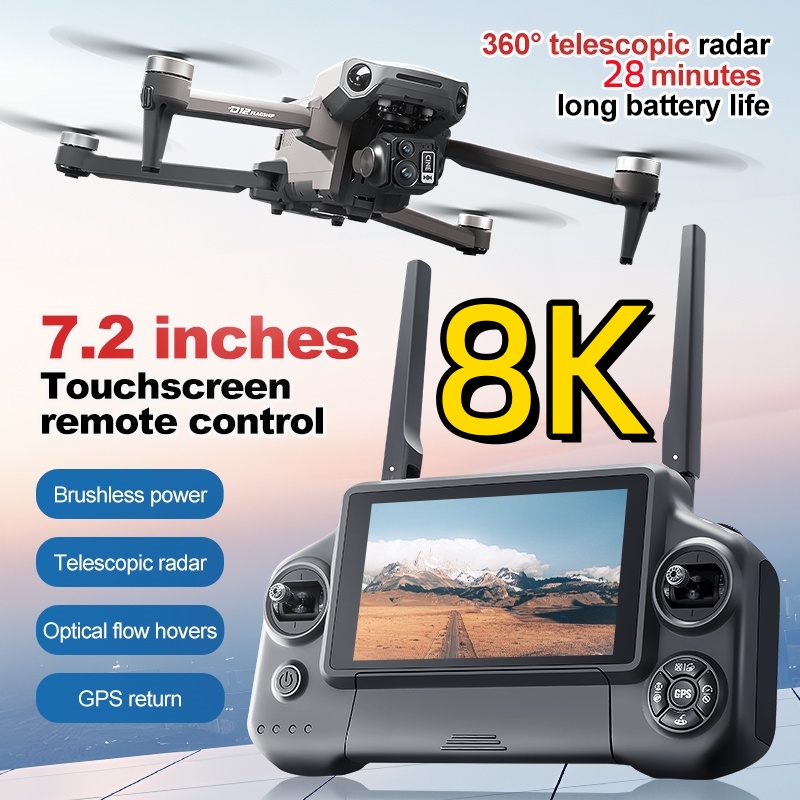 Drone RC Quadcopter 8K 3 Axis  - Drone Battery Box ulasan dan harga
