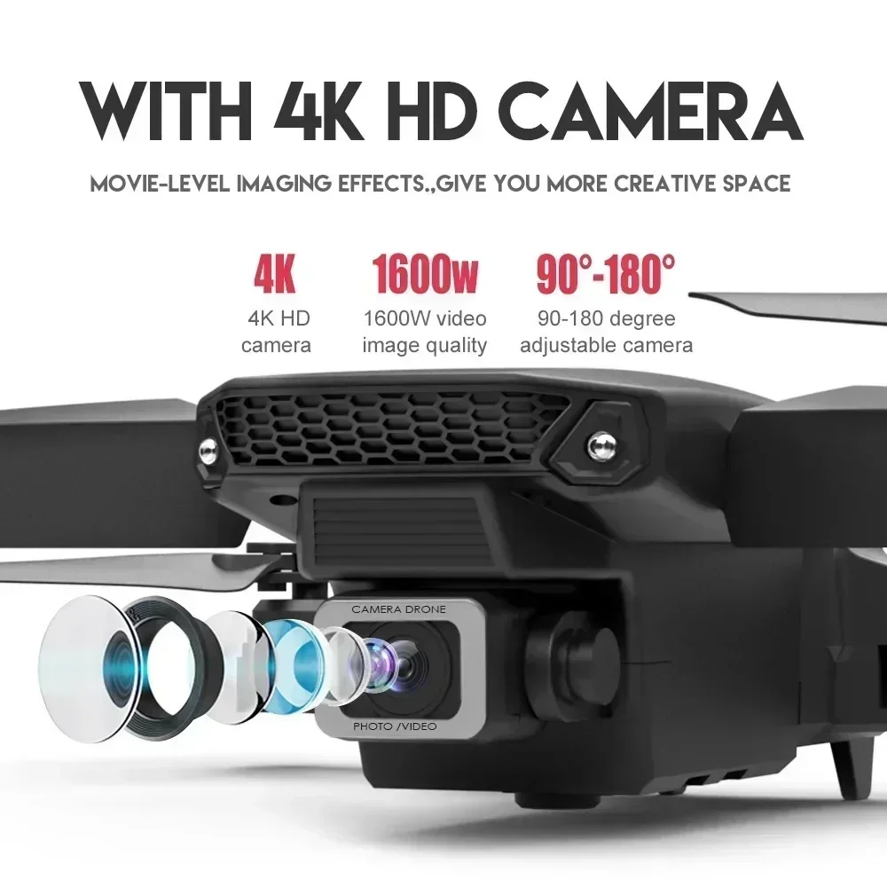E88 Pro Drone FPV kamera sudut - Drone Battery Case ulasan dan harga