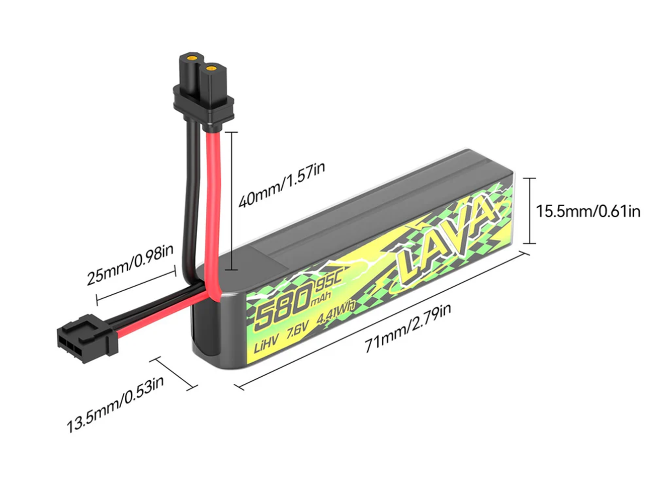 Baterai BETAFPV 95C LAVA II 2S - Drone Battery Li-Ion ulasan dan harga