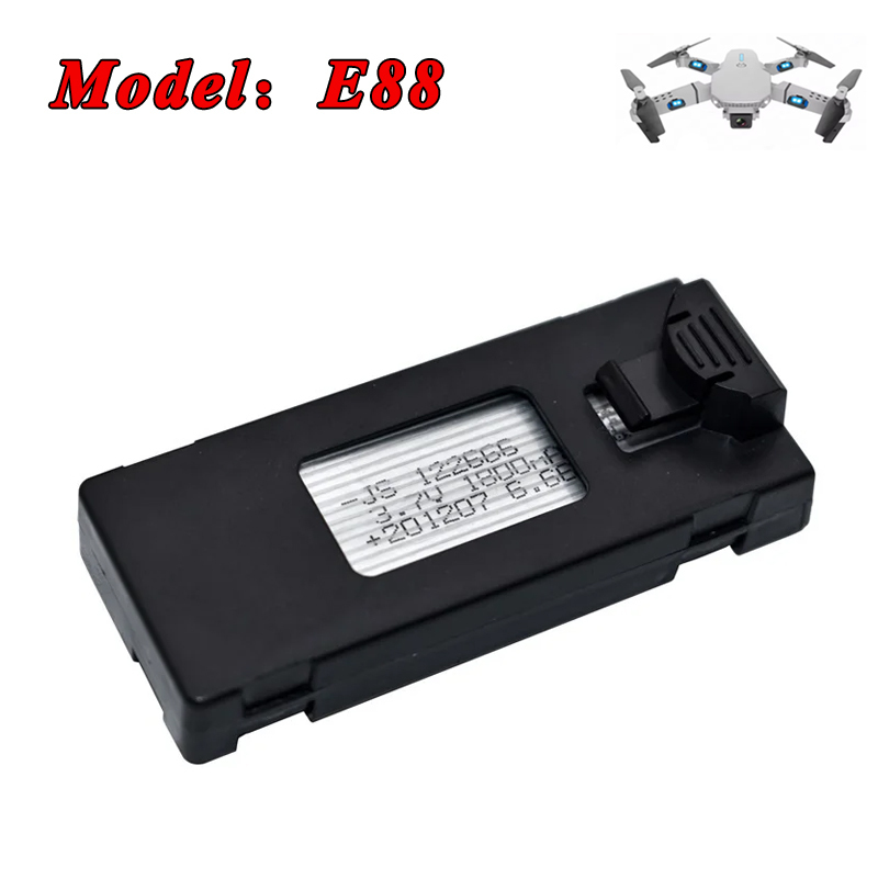 Baterai Lipo 3.7V 1200MAh 1800 - Eachine Drone E58 ulasan dan harga