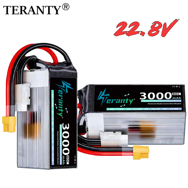 TERANTY 6S 22.8V 3000mAh 80C/1 - Drone Battery 6S ulasan dan harga